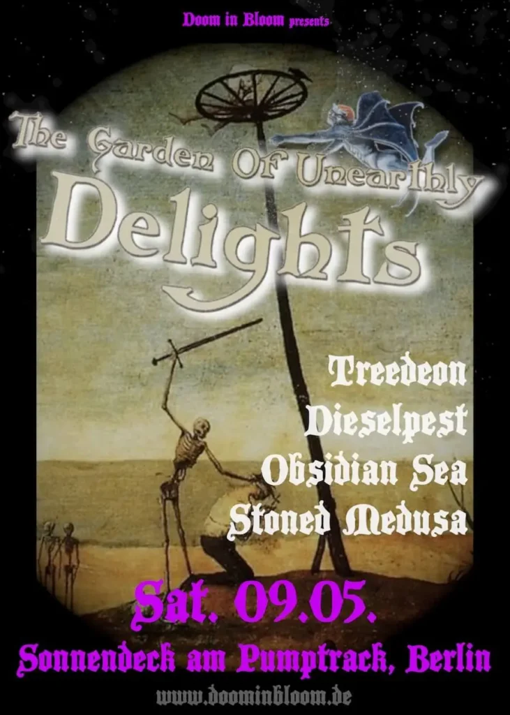 Doom in Bloom presents: The Garden OF Unearthly Delights Festival Berlin 2026 | Sonnendeck am Pumptrack